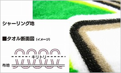 プリント用シャーリングタオル