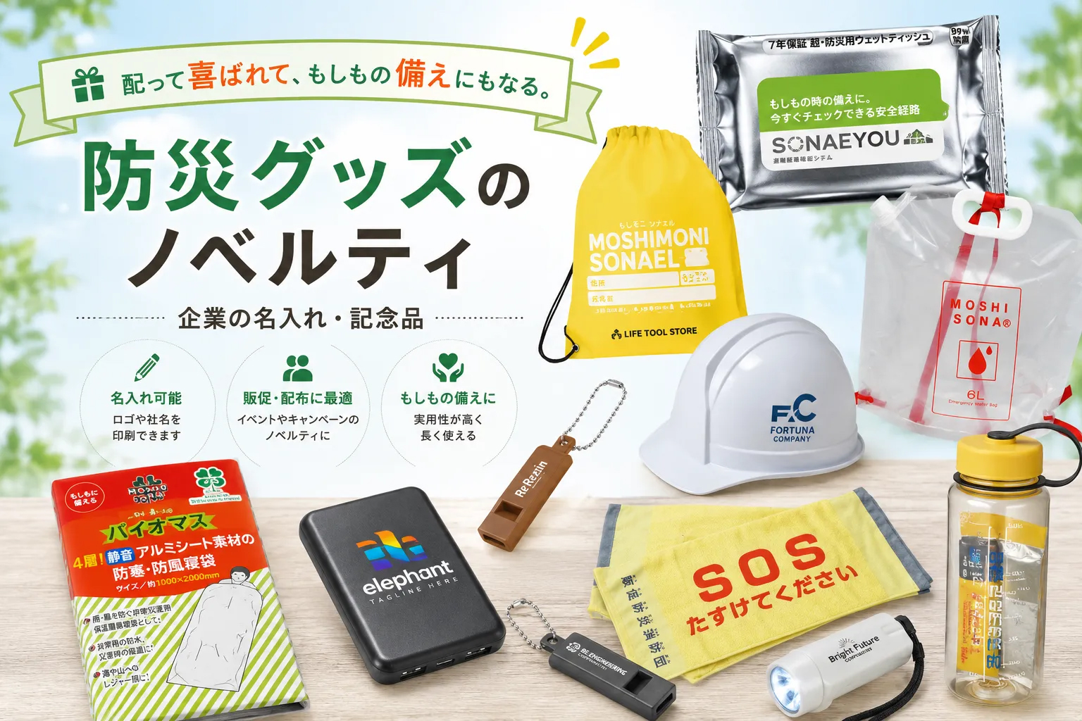 防災ノベルティ