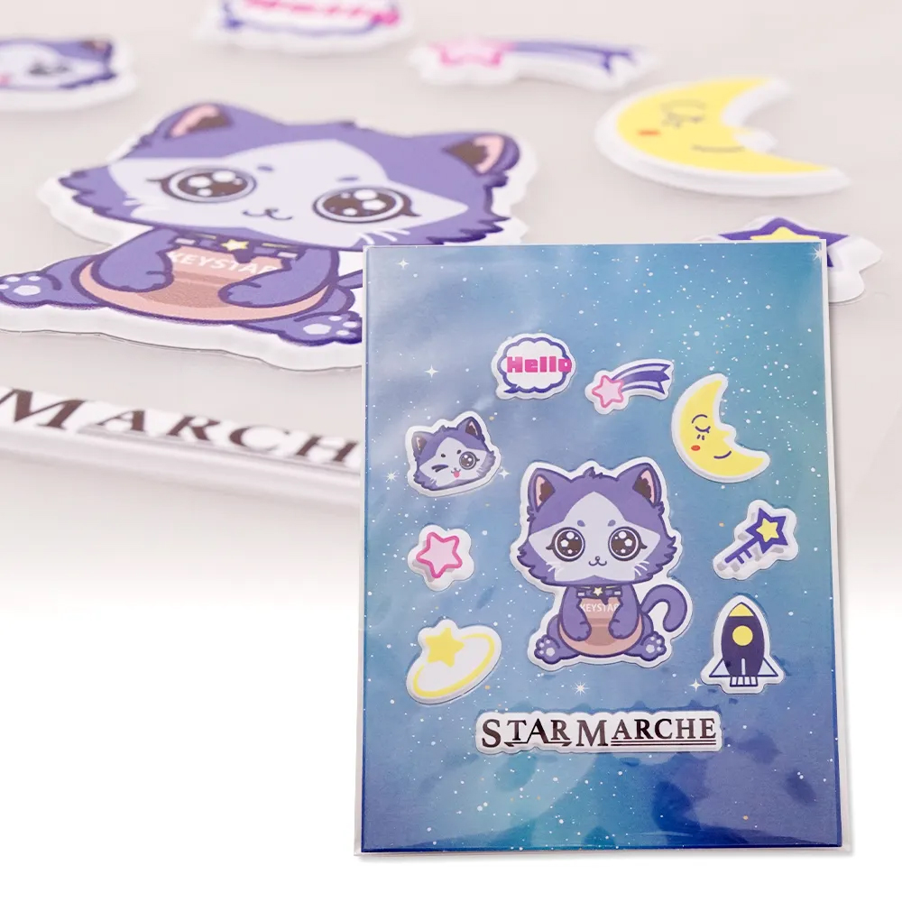 オリジナル ぷくぷくシール